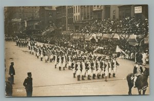 PHILADELPHIA PA 1908 FOUNDERS WEEK PARADE ANTIQUE REAL PHOTO POSTCARD RPPC