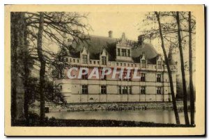 Old Postcard Chateau d'Azay le Rideau South Facade