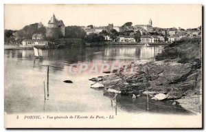 Pornic - Vue Generale of Entree du Port Old Postcard