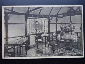 Kent RAINHAM A Corner of The Tudor Cafe INTERIOR c1930s Postcard by Raphael Tuck