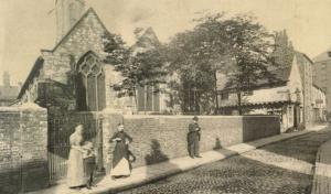 York North Street Grocery Shop Hermits Room Yorkshire Large Postcard