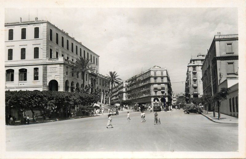 Lot of 11 photo postcards Algeria Alger topographical scenes and types 1940s