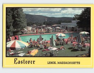 Postcard Outdoor pool, Eastover, Lenox, Massachusetts