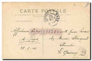 Old Postcard Paris Statue of Danton