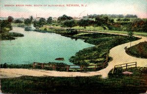 New Jersey Newark Branch Brook Park South Of Bloomfield 1907