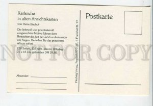 443577 GERMANY Karlsruhe coat of arms modern postcard