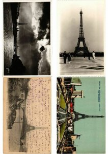 PARIS FRANCE TOUR EIFFEL, EIFFEL TOWER Lot of 600 CPA (L2470)