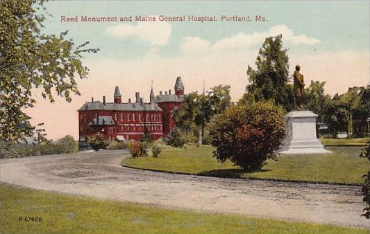 Maine Portland Reed Monument and Maine General Hospital