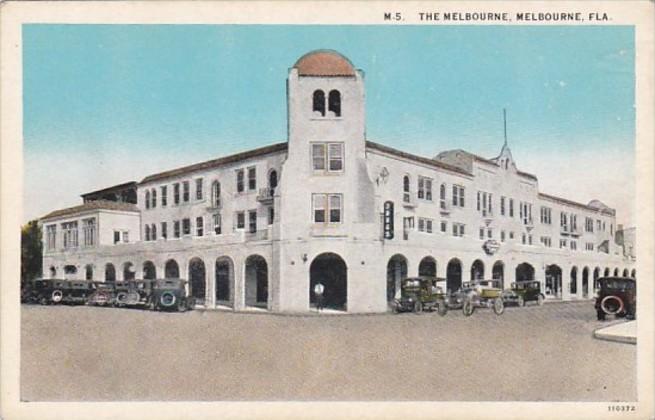 Florida Melbourne The Melbourne Hotel Curteich