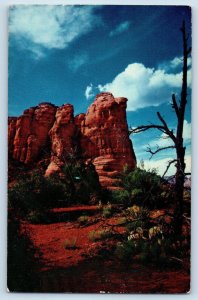 Flagstaff Arizona Postcard Devil's Tea Pot Sedona Oak Creek Canyon c1960 Vintage