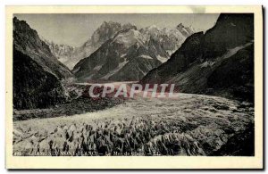 Old Postcard Chamonix Sea Ice