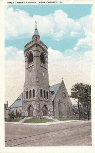 Postcard Holy Trinity Church West Chester PA