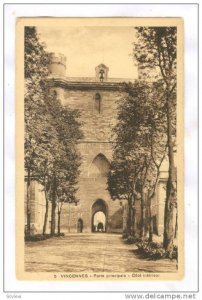 Porte Principale, Cote Interieur, Vincennes (Val-de-Marne), France, 1900-1910s