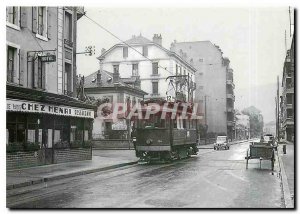 Postcard Modern Tramway in the Avenue de la Gare 18 June 1956