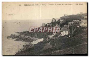 Old Postcard Trestaou Corniche Pointe Trestrignel