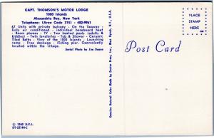 Capt. Thompson's Motor Lodge, 1000 Islands, Alexandria Bay, New York