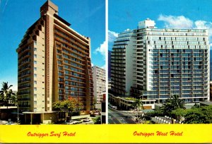 Haeaii Waikiki Outrigger Surf Hotel & Outrigger West Hotel 1990