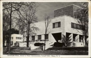 Ithaca University NY Statler Hall School of Hotel Admin Vintage Real Photo PC