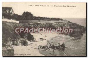 Postcard Ancient Pornic L I The Beach of La Biroch?re