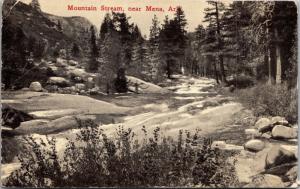 Mountain Stream Near Mena Arkansas c1912 Vintage Postcard J20