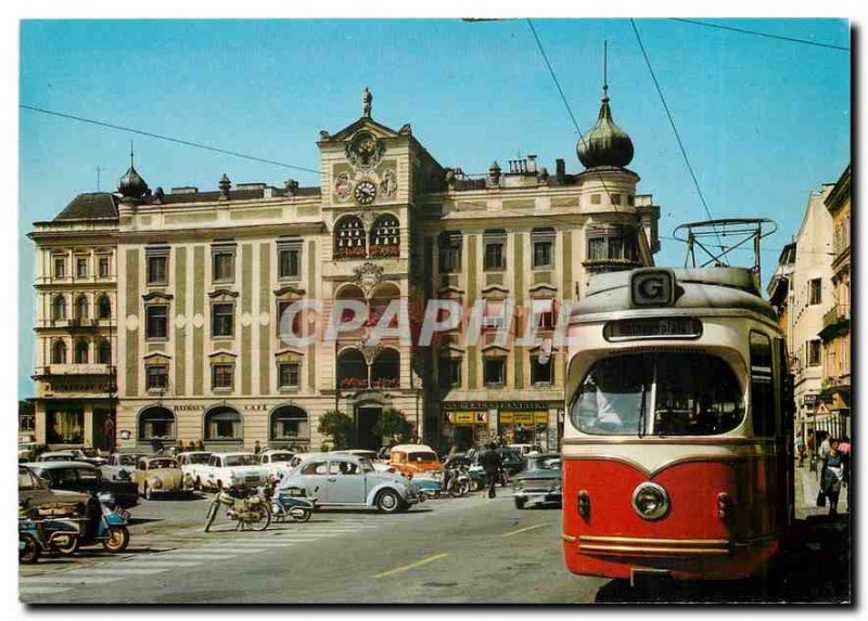 Modern Postcard Gmunden am Traunsee mit Rathaus Glockenspiel aus Keramik Gmun...