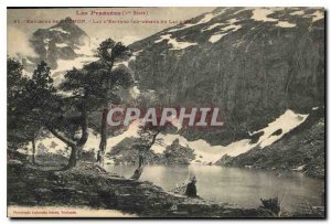 Postcard Old Surroundings of Luchon Espingo Lake above Lake Oo