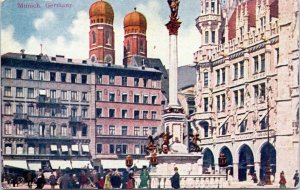 postcard Germany Munich