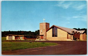 Postcard - St. Pius X Catholic Church - Solon Springs, Wisconsin