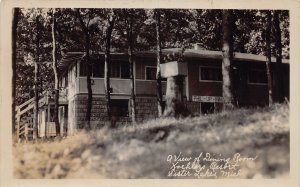 J81/ Sister Lakes Michigan RPPC Postcard c30s Dining Room Kocklers Resort 284