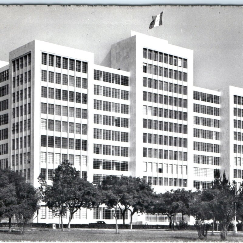 c1950s Lima, Peru RPPC Ministry of Labor Real Photo Swiss Foto Postcard Vtg A161