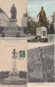 STATUES FAMOUS PEOPLE FRANCE 700 Vintage Postcards mostly pre-1940 (L5771)