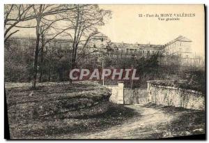 Old Postcard Suresnes Fort Mount Valerien Army General view