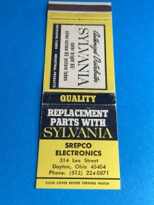 Matchbook Matchcover - SREPCO ELECTRONICS Dayton Ohio MB147