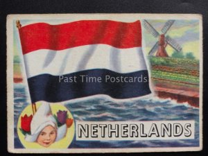 No.76 NETHERLANDS Flags of The World - A.& B.C. Gum 1959