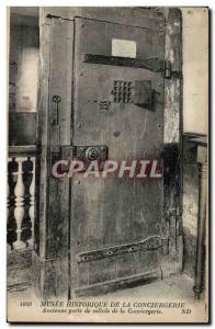 Old Postcard Prison Paris Museum of the Ancient Concierge cell door of the co...