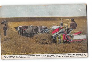 International Harvester Co Advertisement Postcard 1907-15 Farming South America