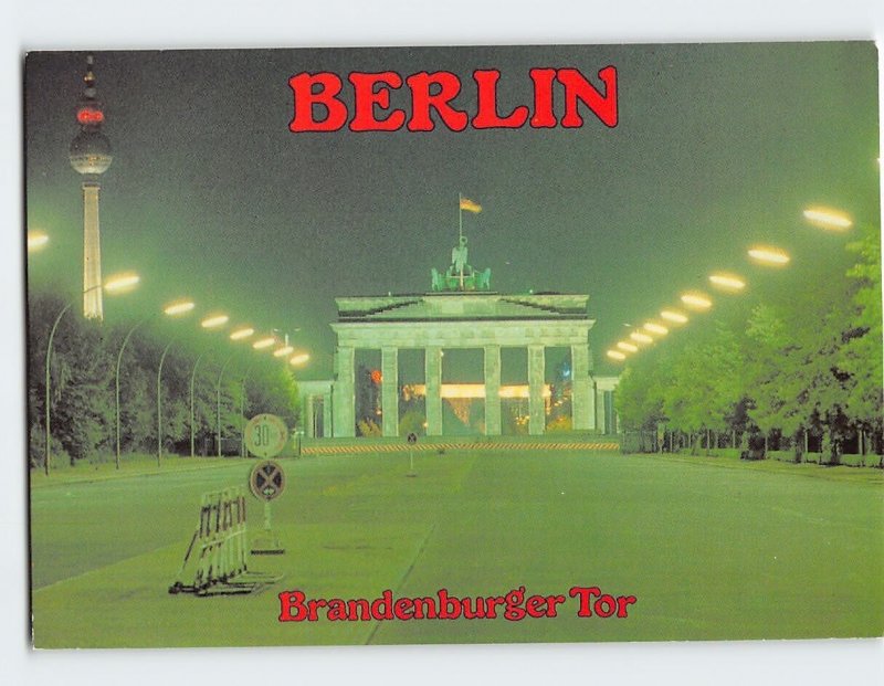 Postcard Brandenburger Tor, Berlin, Germany