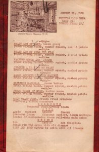 1936 Lamie's Tavern Menu  Hampton  New Hampshire   10 x 6