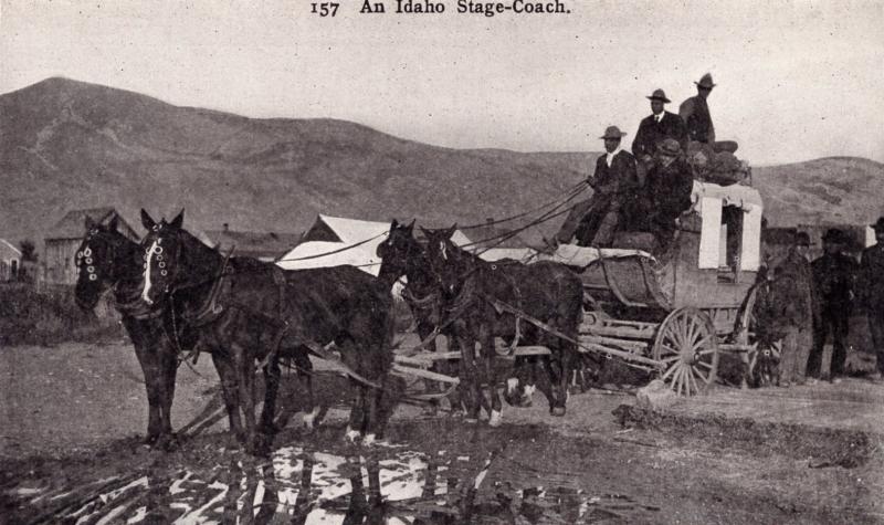 AN IDAHO STAGE COACH.