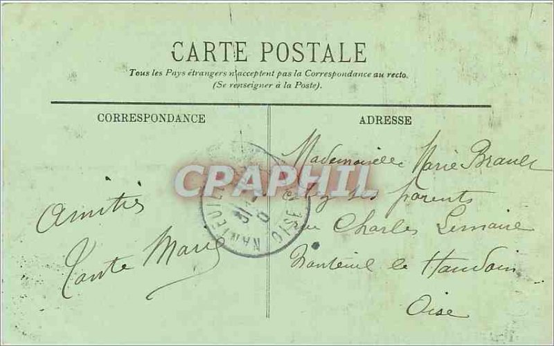 Old Postcard Lourdes Lake