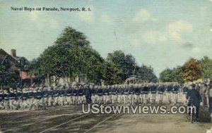 Naval Boys on Parade - Newport, Rhode Island RI  