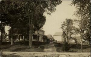 Home - Readfield Depot ME Cancel c1910 Real Photo Postcard