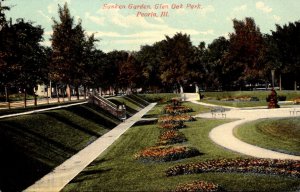 Illinois Peoria Glen Oak Park Sunken Garden