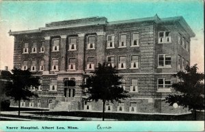 Naeve Hospital, Albert Lea MN c1916 Vintage Postcard H78