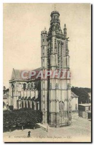 Old Postcard Compiegne Eglise Saint Jacques