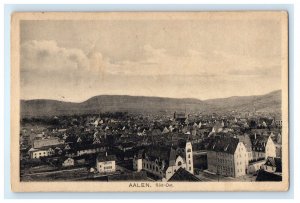 c1910 Aalen Sud-Ost Bird's Eye View Germany Posted Antique Postcard 