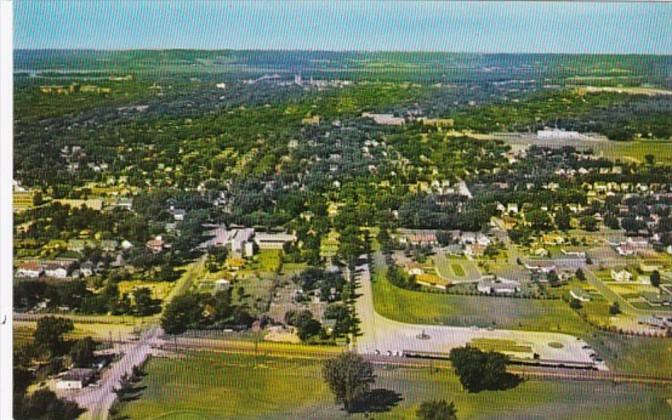 Wisconsin Panoramic View Of Mississippi River and La Crosse