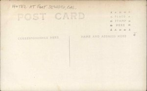 Hotel at Fort Seward CA c1910 AZO Real Photo Postcard