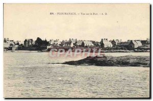 Postcard Old Ploumanach overlooking the Port