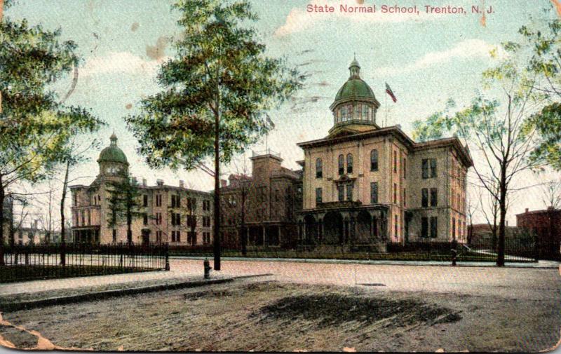 New Jersey Trenton State Normal School 1908